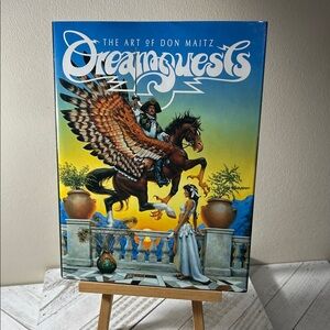 VINTAGE 1993 | The Art by Don Maitz: Dreamquests Hardcover Book